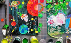YBL6 Művészeti Tér, Műhely - Űrbéli utazás kollázzsal - Miniakadémia - Kreatív workshop 7-12 éves gyerekeknek