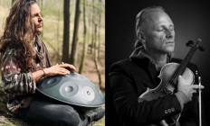 Klauzál Gábor Művelődési Központ - Garden Ambient Night - handpan, hegedű, gitár koncert - Szűcs Antal Mór, Lantos Zoltán